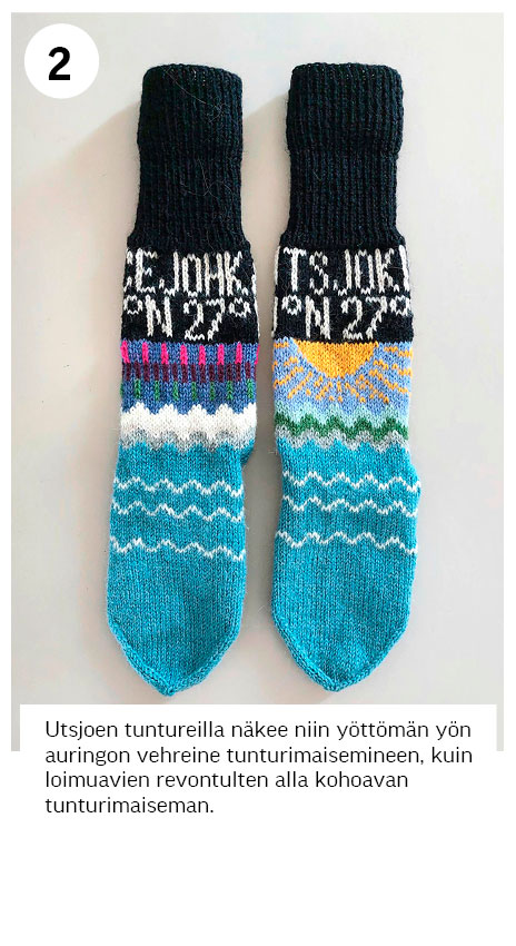Äänestä Utsjoki-villasukat! Äänestysaikaa on 8.5. asti. 1